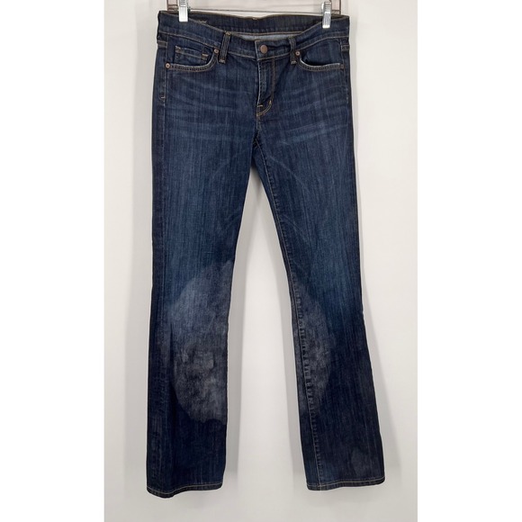 Citizens Of Humanity Denim - Citizens of Humanity Kelly 001 Low Waist Bootcut Stretch Jeans Dark Wash Size 28